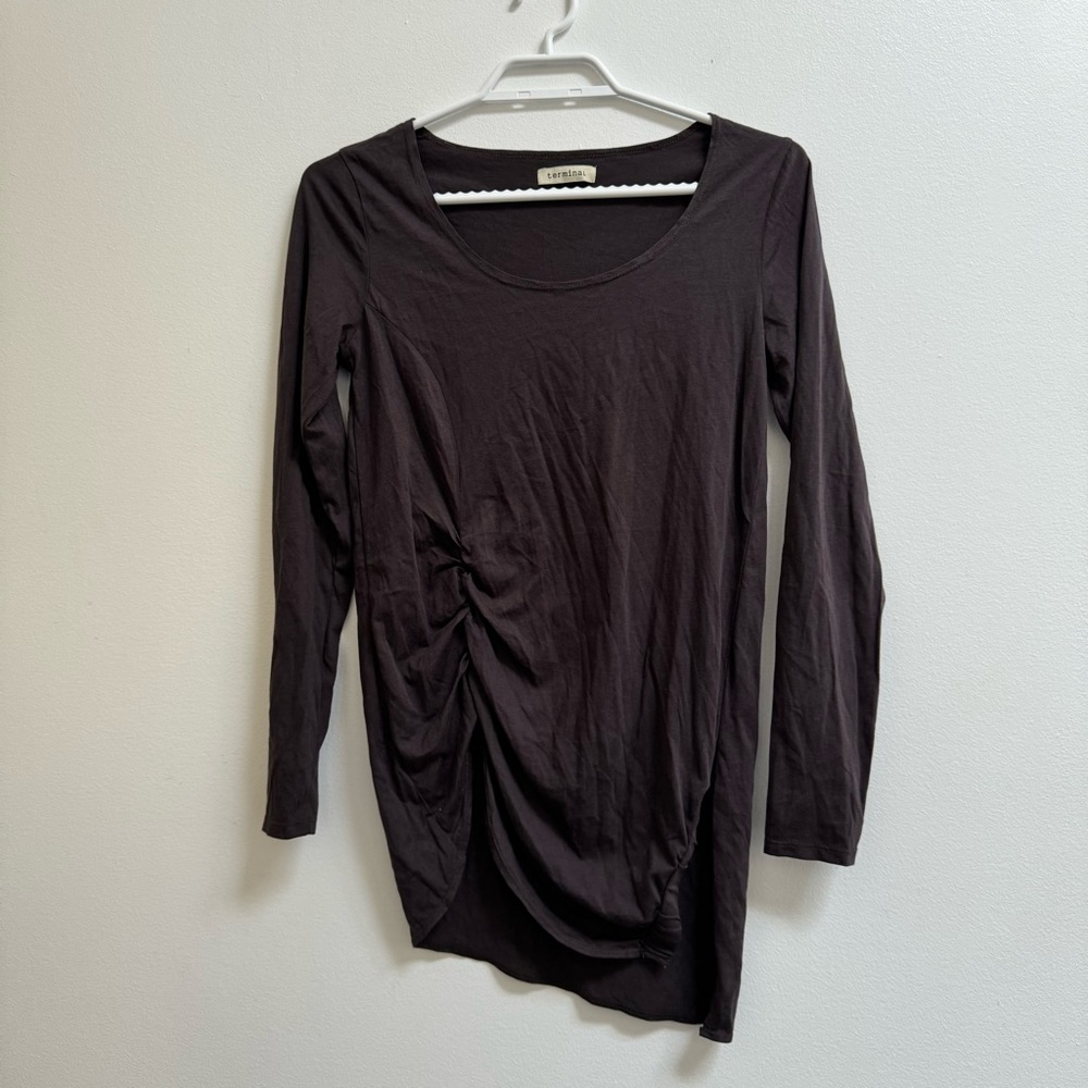 Vintage Terminal Cinched Asymmetrical Top